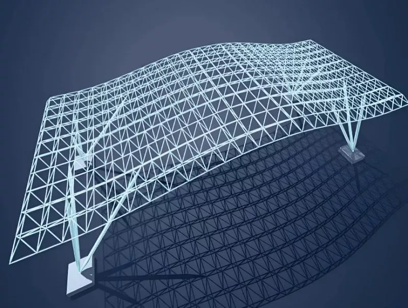 Space Grid Steel Frame Stations