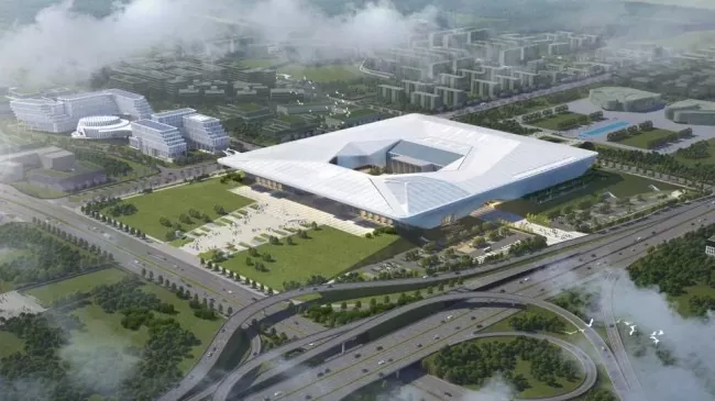 Ynternasjonale akademyske lêzing Hall Steel Construction