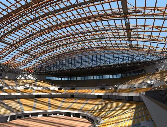 Grutte Span Steel Space Frame Stadium