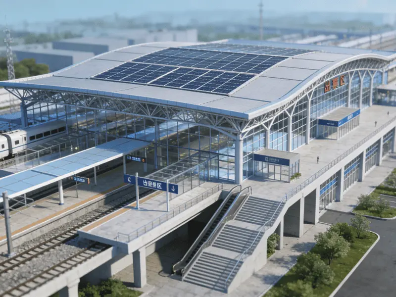 Multifunksjonele Steel Structure Train Station
