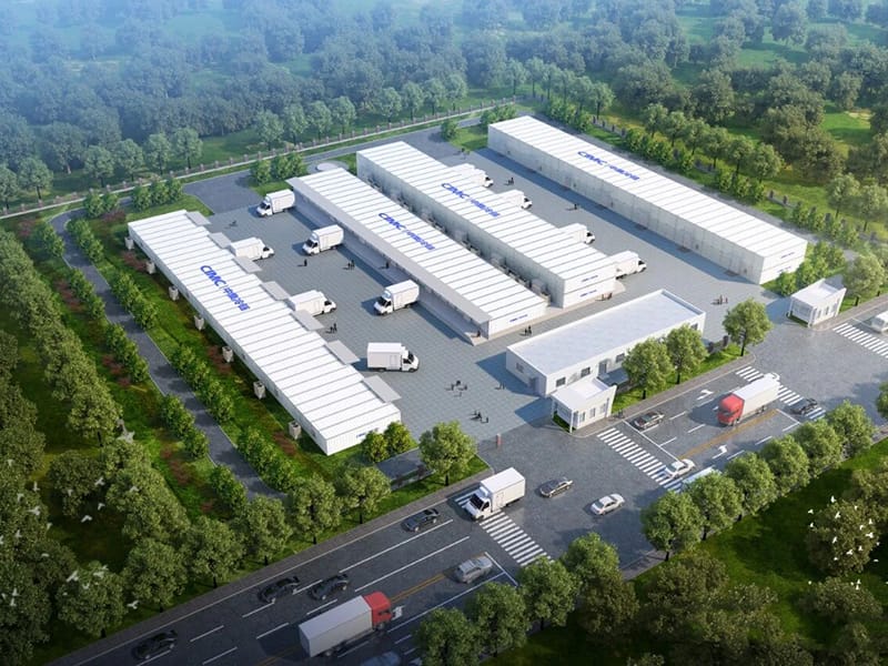 Prefab stielen struktuer Warehouse Building