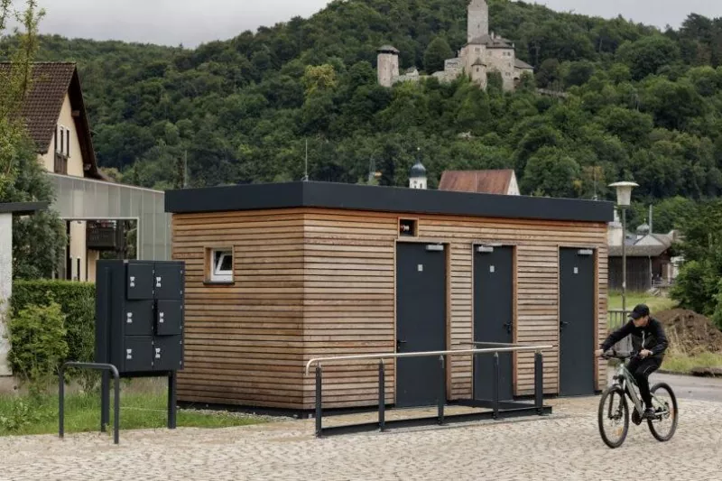 Prefabricated Steel Public Restroom Construction
