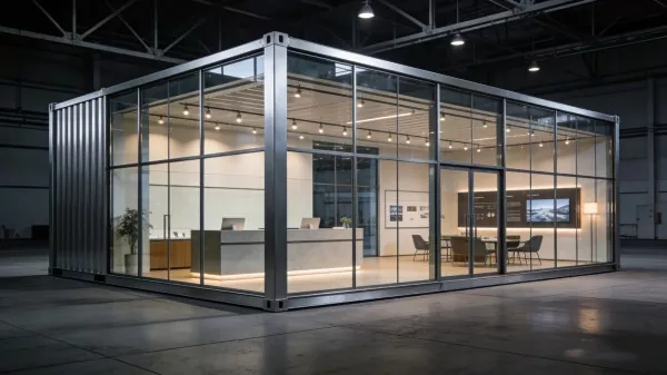 Prefabrykearre stielen struktuer Exhibition Hall