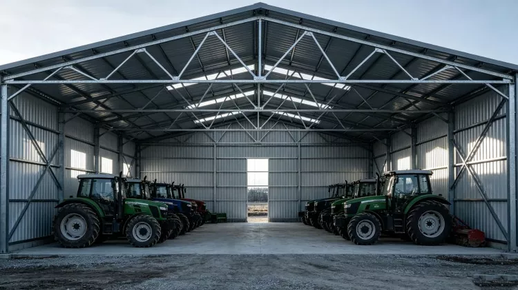 Steel Structure Agricultural Machinery Warehouse Construction