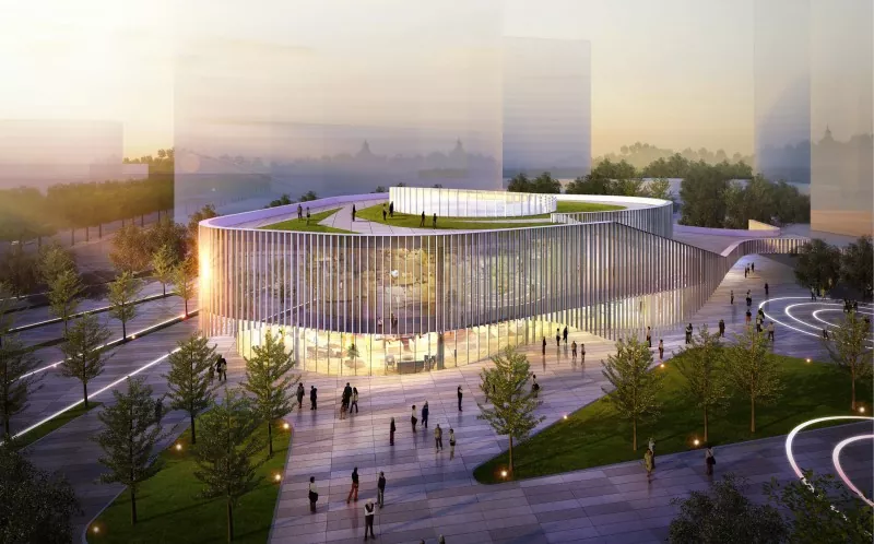 Steel Structure Multistory Exhibition Hall